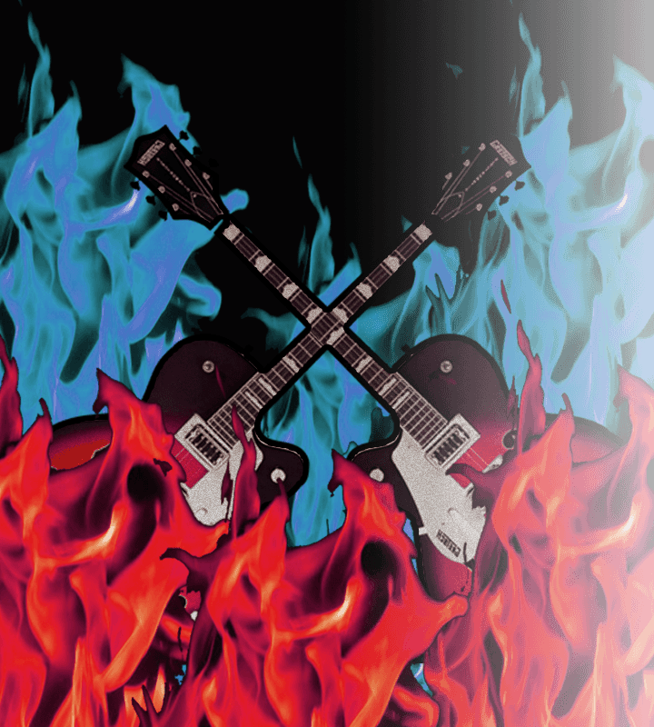 flaming_guitars